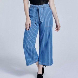 Seven7 Women's Pants Size 10 Wide Leg Crop Casual